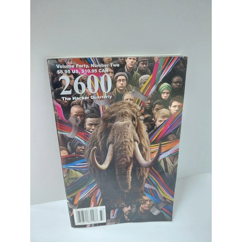 2600 The Hacker Quarterly Volume 40 Number 2 Summer 2023 Magazine Mammoth Cover